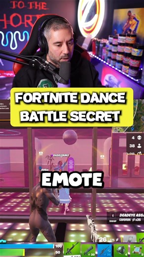 Did YOU KNOW you can DANCE BATTLE in Fortnite? #fortnite #tipsandtricks #secret #shorts #streamer