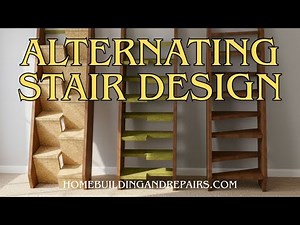 3 Alternating Tread Stair Design Ideas - Space-Saving Solutions