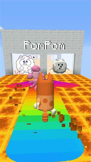 Which Bluey Logo Is Correct? 🤔😳 Ohio Challenge #shorts #minecraft #bluey