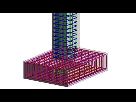 9- 3D Rebaring for a RC Frame - Revit.