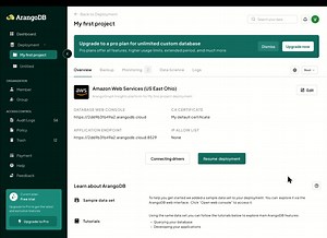 ArangoDB - Dashboard Animation