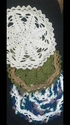Delicate Crochet Doilies🤍Timeless Handmade Lace Beauty🧶✨#crochet#viral#handmade#homedecor#shorts