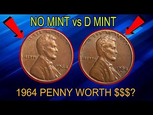 Rare 1964 Lincoln Pennies Worth Big Money – No Mint Mark vs D Mint Error & Value Guide!