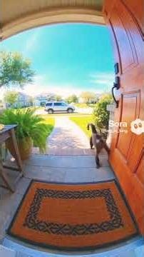 Crazy monkey rings doorbell😱😮🤯 #blowup #viral #ai #foryou #funny