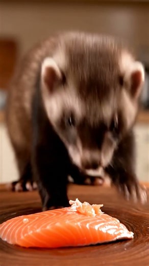 Ferret Fishy Feast 🐾