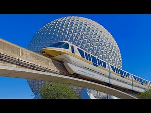 EPCOT Monorail 2025 Complete Ride in 4K - Walt Disney World, Florida