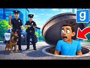 LA POLICE ME CHERCHE ! CACHE CACHE GMOD