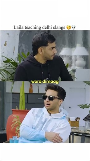 Laila Teaches Delhi Slang to Aaina & It's Hilarious! #shorts #laila #delhi i #comedy #podcast