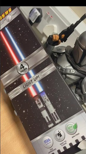 Lightsaber CHOPSTICKS!! #starwars #lightsaber #chopsticks