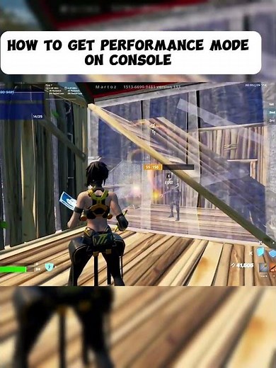 how to get PERFORMANCE MODE on console!