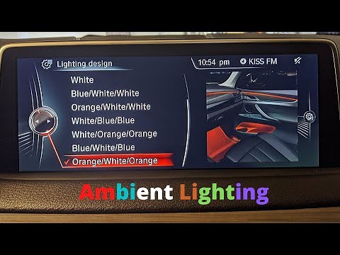 BMW Ambient Light coding for F15 F16 F85 F86 series using bimmercode app