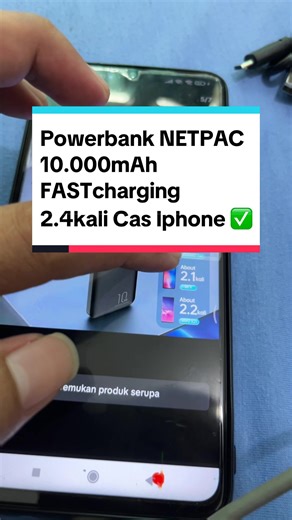 Review Powerbank NETPAC 10.000mAh Fast Charging - Harga Murah!