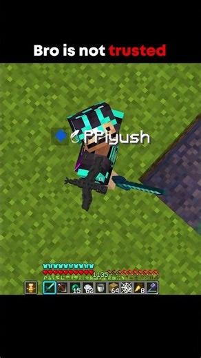 Bro is not Trusted #minecraft