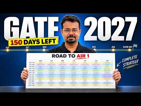🔥 GATE 2027 Mechanical: 150 Days to AIR Under 100! | Complete Strategy by S K Mondal (Ex-IES)