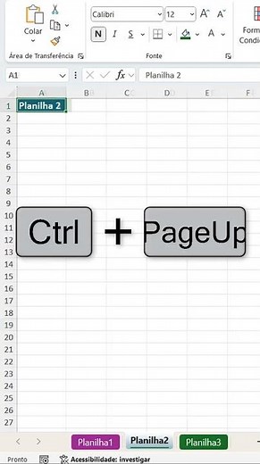 Shortcut to switch tabs in Excel #shorts #exceleasy #excel