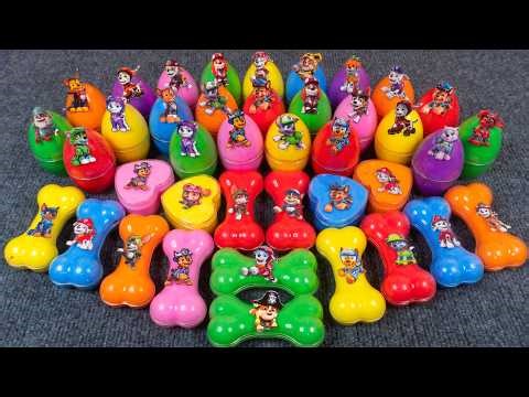 Paw Patrol Slime Rainbow! Marshall, Ryder, Skye & Chase Hidden in Satisfying ASMR Slime 🎉