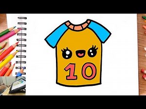 Comment dessiner un maillot de foot Dessin facile