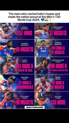"Some lifted the scoreboard. Some shattered the stumps. Together, they lifted a billion dreams. 🔥🇮🇳"