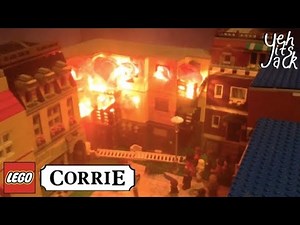 Lego Coronation Street- Victoria Court Fire | yehitsjack