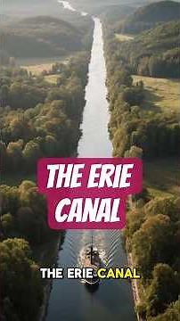 The Erie Canal | The Man-Made Waterway That Transformed America #history #ushistory #historyshorts