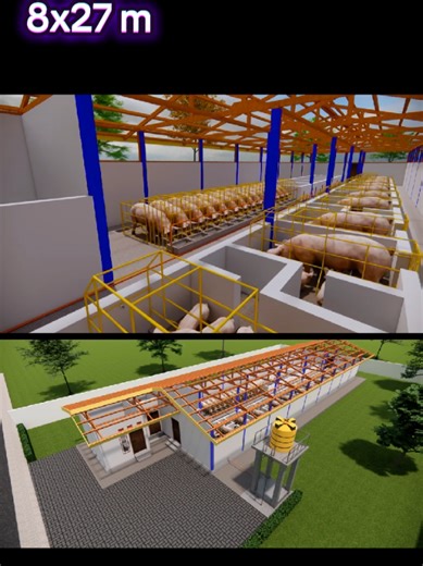 Desain Kandang Babi #desainkandangbabi #babi #pig #pigfarm #nuwadesign