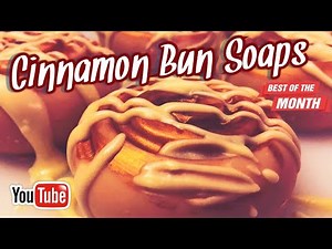 CINNAMON BUN SOAPS | how to make cake soap