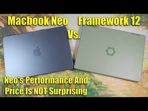 Framework 12 Vs Macbook Neo - Wildly Different, Surprisingly Similar