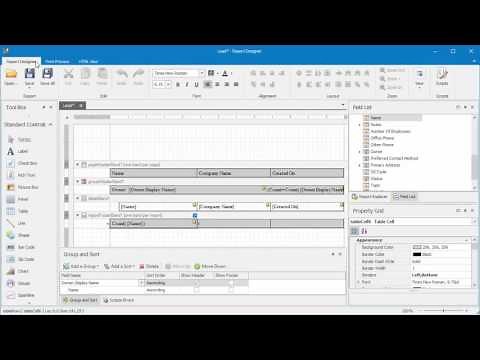 DevExpress XAF: Grid-Based Reports