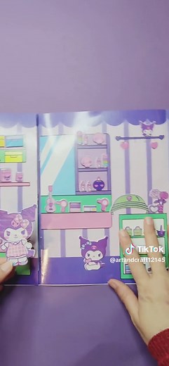 Diy Kuromi Paper Doll House Tutorial