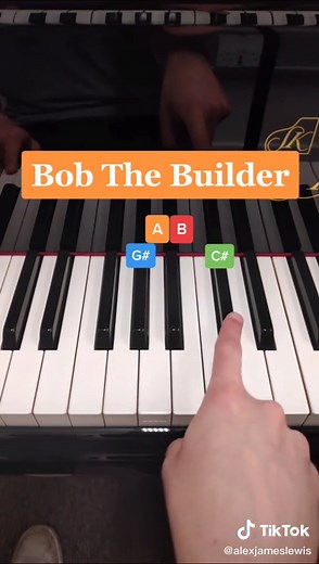 Learn How to Play Bob The Builder Theme on Piano