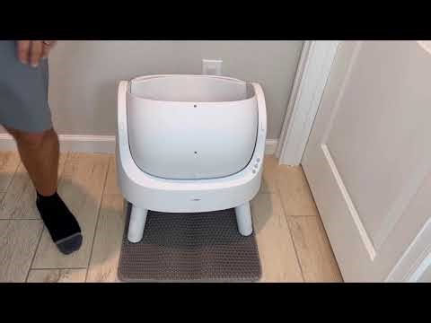 PetPivot Self Cleaning Litter Box – Open Top Automatic Litter Box for Multiple Cats