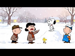 Snoopy & Charlie Brown Christmas Adventure ❅🏰❅ Cozy Winter Jazz for Work, Study or Relaxing