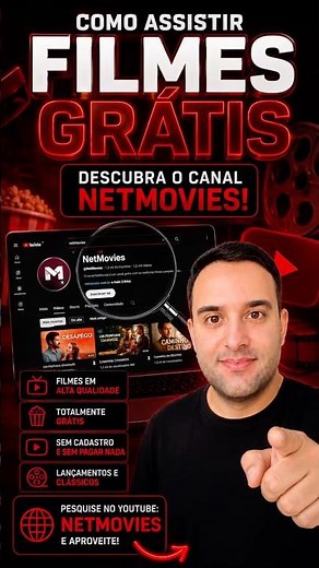 Vários FILMES para você maratonar de graça 🍿