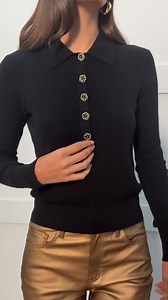 3.3K views | Meet the Darla Rose Top—an ultra-soft knit with chic rose-button details and effortless Parisian charm. Elevate your everyday with a touch of romance. | Thenolishop | Facebook