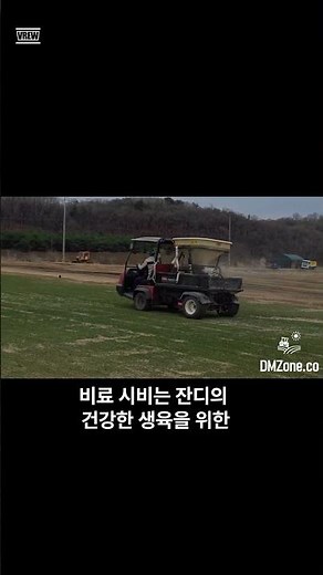DMZONE 켄터키 잔디 비료 시비｜잔디 관리 작업 현장