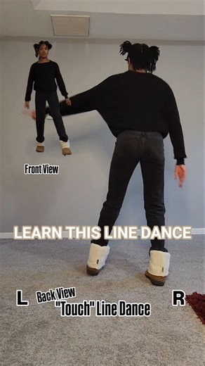 LINE DANCE "TOUCH" BACKVIEW DEMO #danceform #linedance #backview #shortsviral #linedancing #ytshort