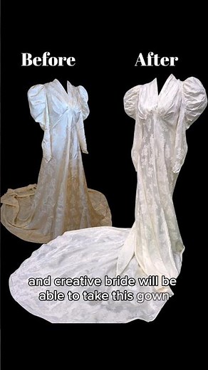 Part 2: Restoring 1940s Vintage Wedding Dress