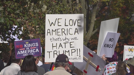 No Kings protest brings out over a thousand people