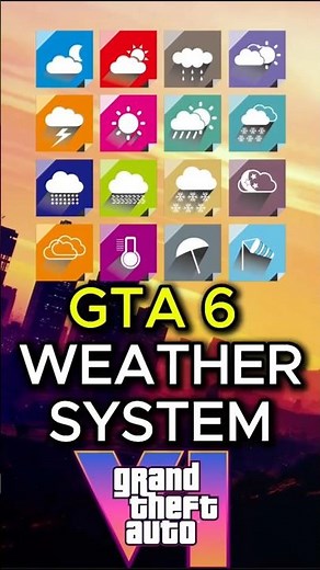 GTA 6 Next-Gen Graphics & Dynamic Weather 🌩️ | Leaks & Details #gta6 #gta #shorts