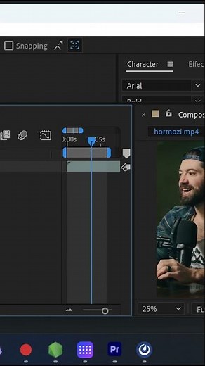AI Auto Subtitles in After Effects - Captions in Seconds #shorts