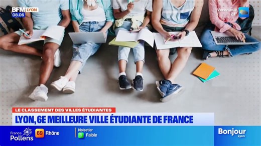 Classement des villes étudiantes: Lyon se classe à la 6e place