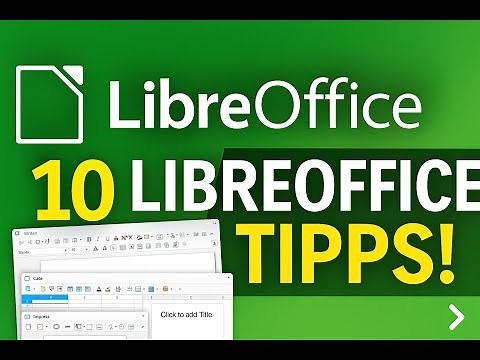 10 brilliant LibreOffice tips you absolutely need to know! 💚 | Tutorial 2025 German