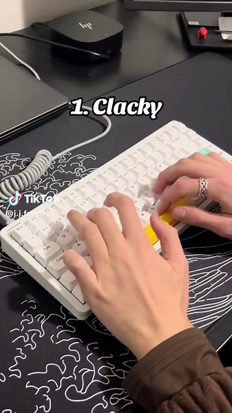 I think I like the creamy one better. I’ve really been enjoying the keyboard life as of lately and I’m hoping there is more on the way. Thank you to those followers who watch my content and support me! Let me know if have any questions about the boards in the comments! First Keyboard is the NuphyHalo75 with Gateron Brown 2.0 switches. Second keyboard is LeobogHi75 with KTT Strawberry V2 switches! #keyboardasmr #keebs #keyboard #keycaps #typing #asmr #typingasmr #fastasmr #type #mechanicalkeyboar