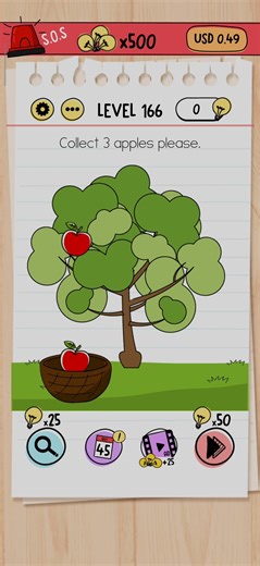 Brain test level 166