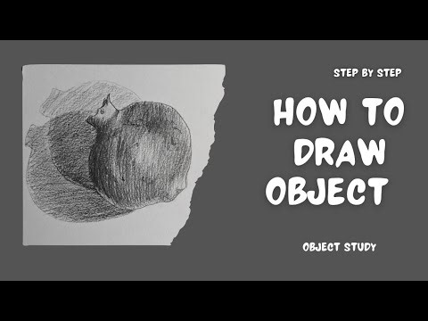How To Draw a Real Object ? | Simple Object Study | Fruit Drawing | #pencilsketch #kids