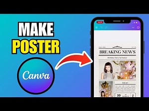 Canva Mobile Tutorial: How To Create a Poster on Canva Mobile (Step By Step Guide)