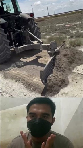 Tractor Modified Into Land Leveling Vehicle