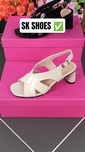 Black Patent Leather Slingback Block Heel Sandals for Women | Elegant Peep Toe Heels #Shorts