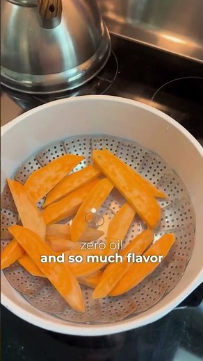 How I Made Crispy Sweet Potato Wedges With No Oil!