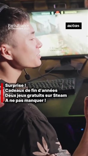 Jeux offerts sur Steam pour les fêtes de fin d'année